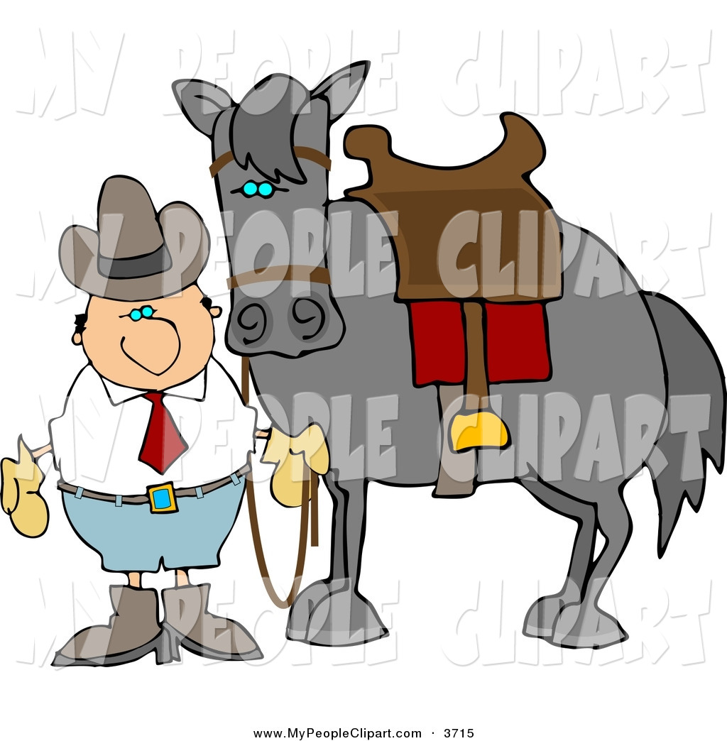 Beside Clipart Clip Art Of A Cowboy Standing