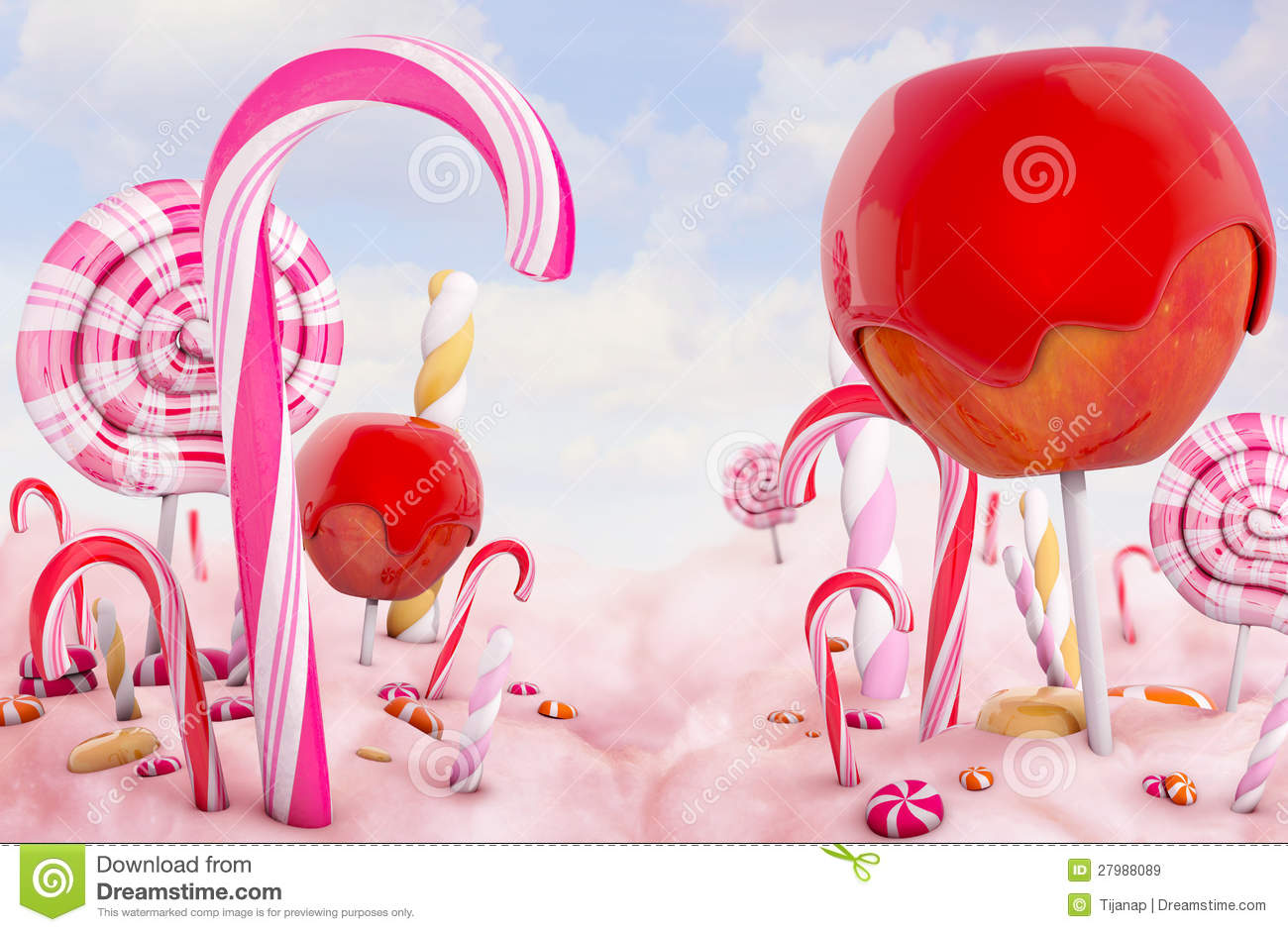 Candy Land Royalty Free Stock Images   Image  27988089