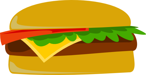 Cheese Burger Clip Art At Clker Com   Vector Clip Art Online Royalty    