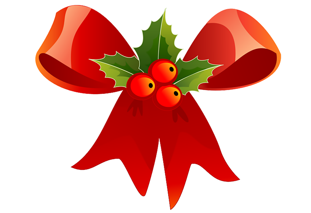Christmas Red Ribbon Clipart Png