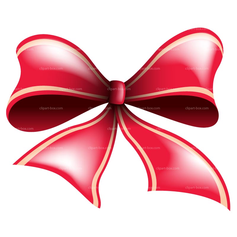 Clipart Christmas Ribbon   Royalty Free Vector Design