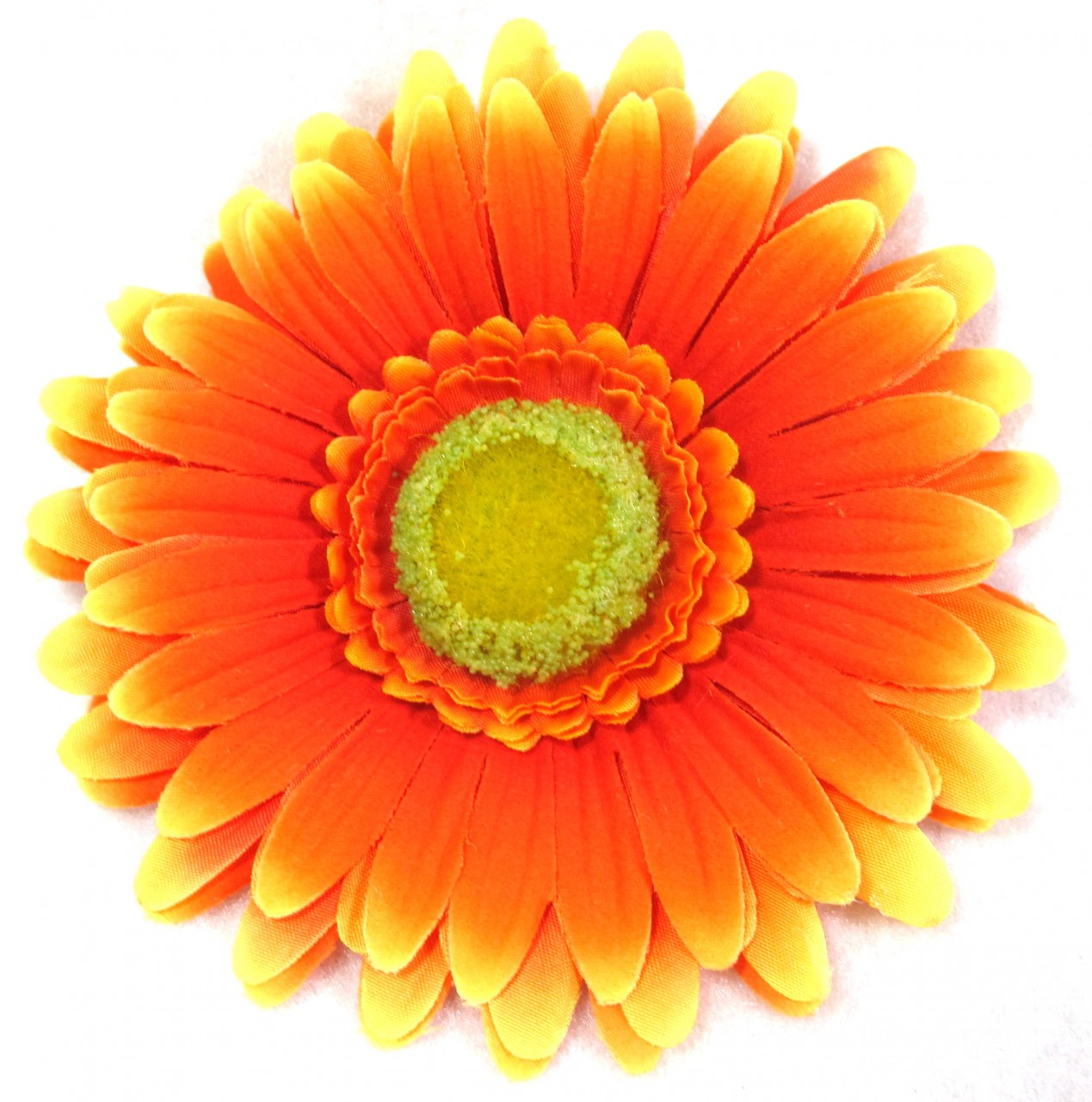 Hairflowers Net Orange Gerber Daisy Hair Flower Clip