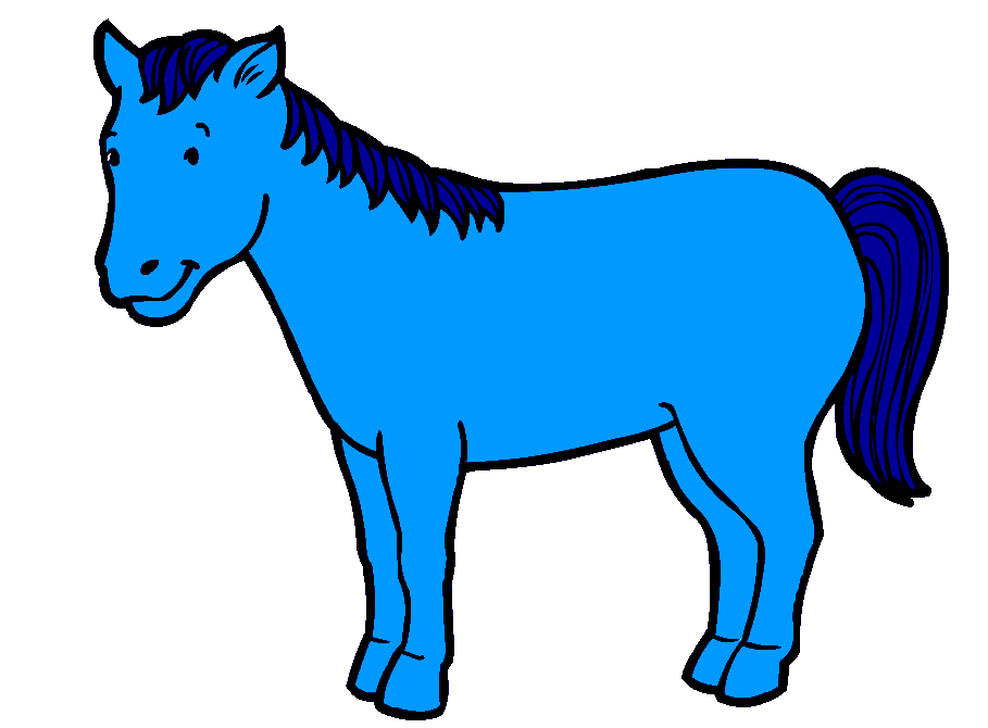 Horse  The   Blue   Is    Example   The Horse Is Blue