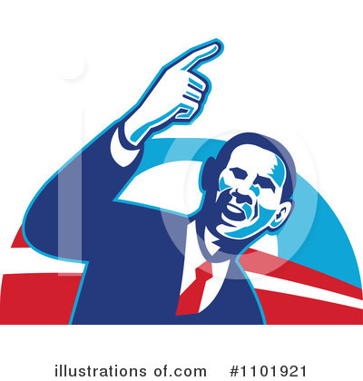 Obama Clipart  1101921 By Patrimonio   Royalty Free  Rf  Stock