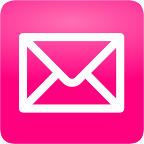 Pink Email Button Clip Art At Clker Com   Vector Clip Art Online