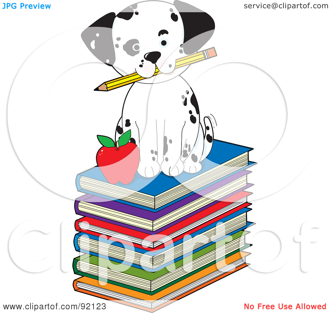 Royalty Free  Rf  Clipart Illustration Of A Cute Dalmatian Puppy