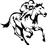  Steeple Clip Art Black And White Horse Racing Stylized Black White    
