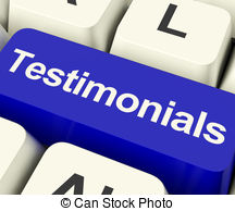 Testimonials Computer Key Shows Recommendations And Tributes Online