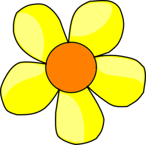 Yellow Flower Clip Art At Clker Com   Vector Clip Art Online Royalty