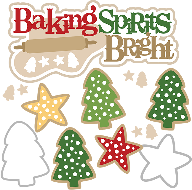Baking Tools Clipart Christmas Baking Clip Art