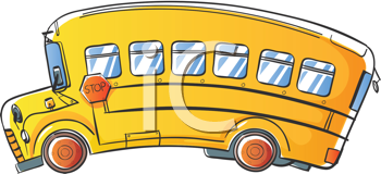 Bus Clip Art Image  Yellow School Bus