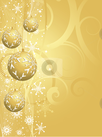 Christmas Background Stock Vector Clipart Decorative Gold Christmas