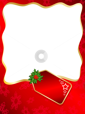 Christmas Label Background Stock Vector Clipart Christmas Label