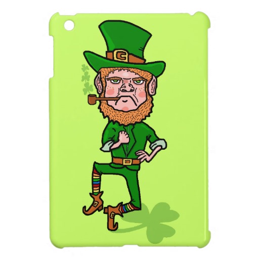 Funny Angry Lucky Irish Leprechaun Ipad Mini Covers