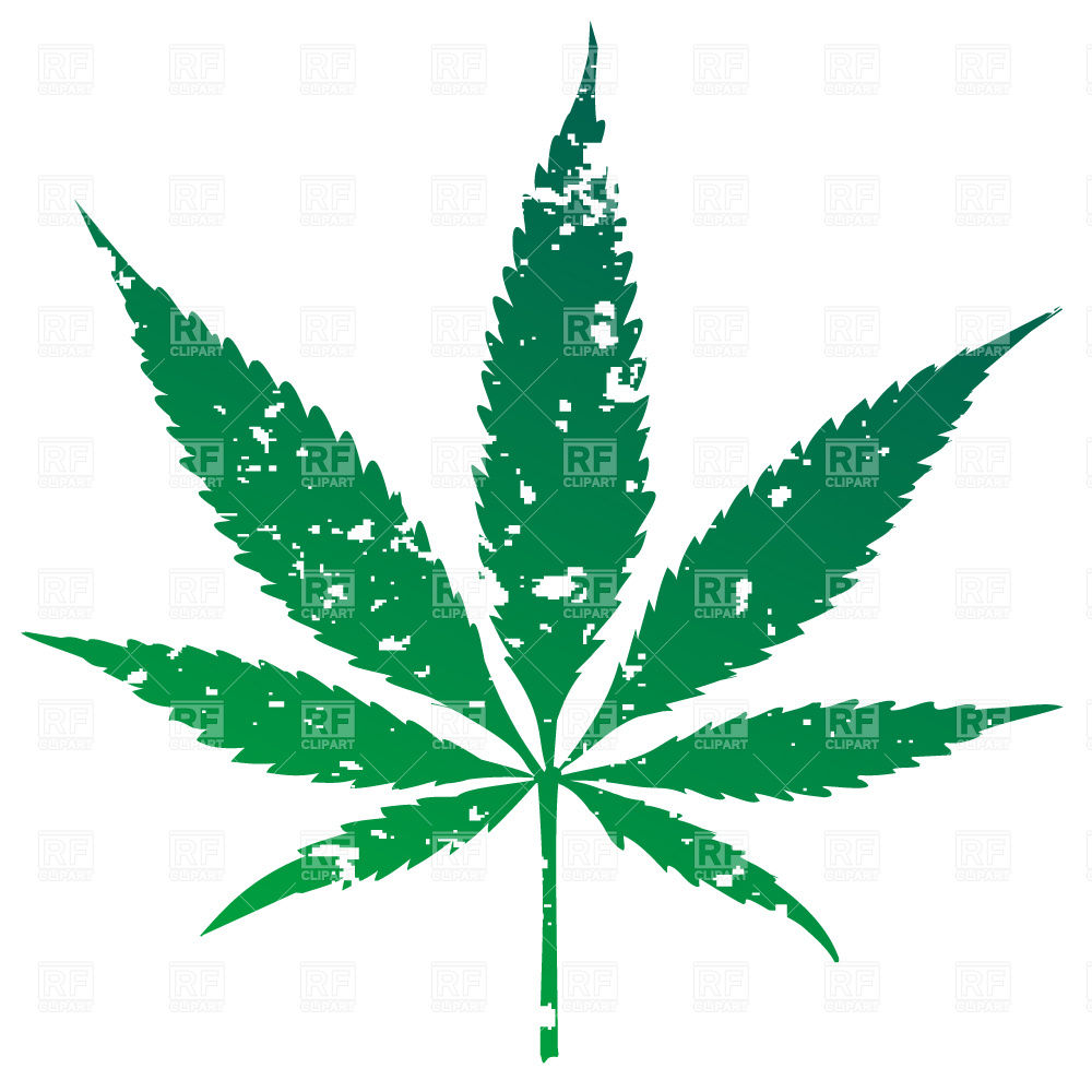 Grunge Marijuana Leaf Download Royalty Free Vector Clipart  Eps