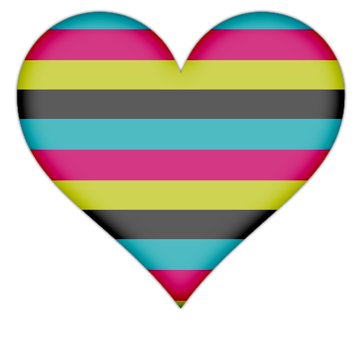 Heart With Thick Horizontal Lines Icon Png Clipart Image
