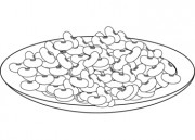 Mixed Beans B W This Black And White Outline Illustration Mixed Beans