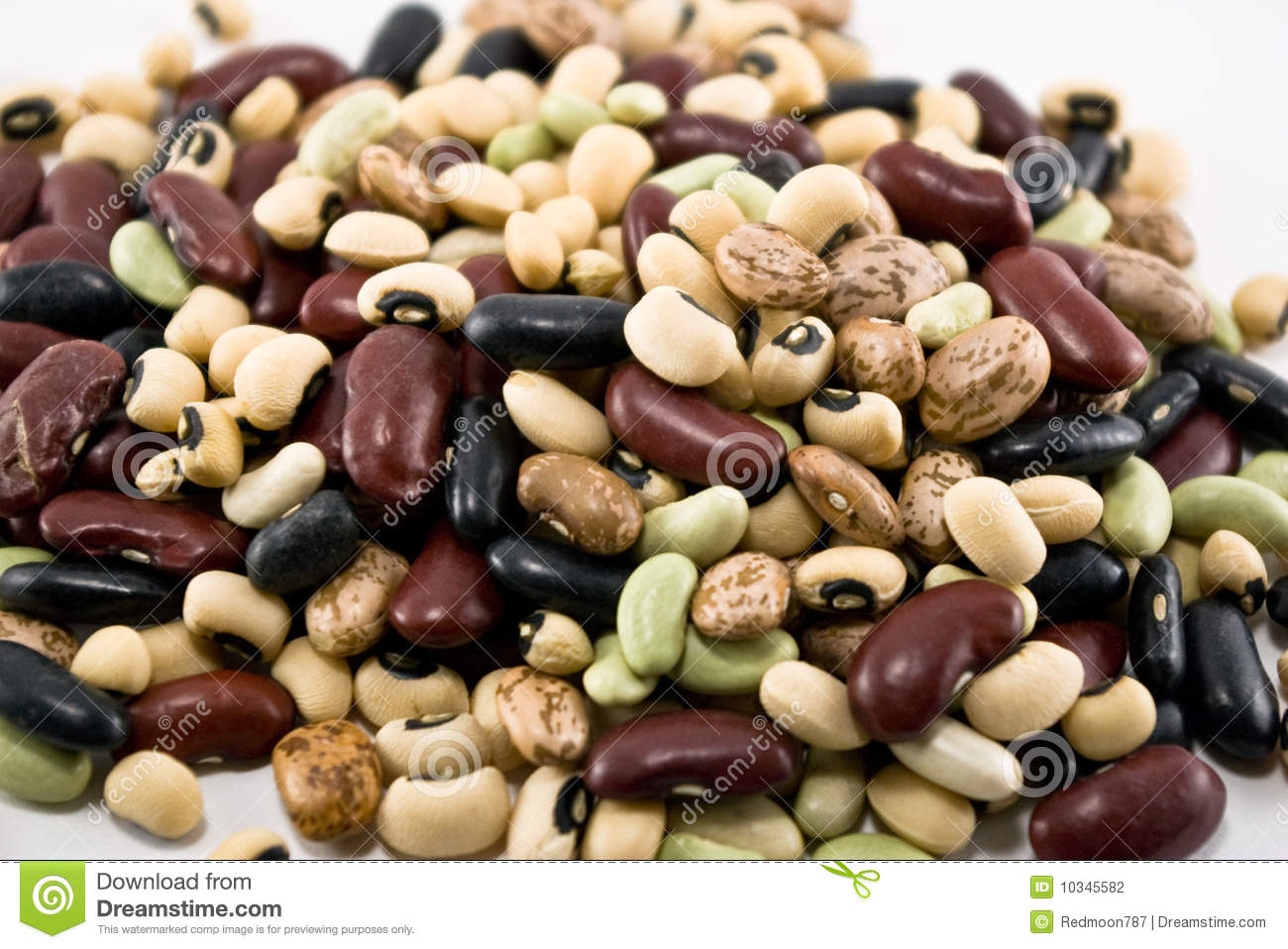 Mixed Dried Beans Stock Photography   Image  10345582