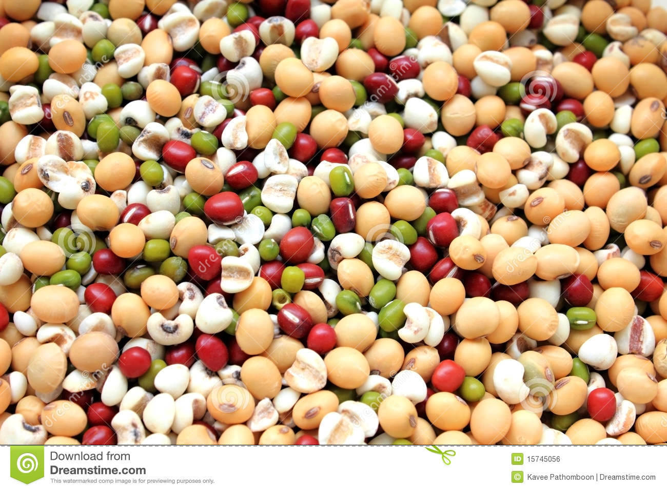 Mixed Dry Beans Royalty Free Stock Image   Image  15745056