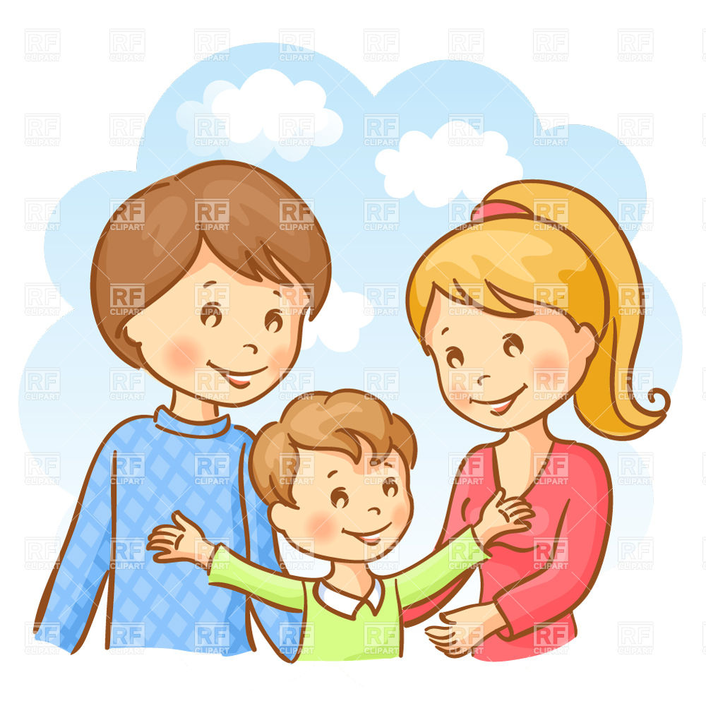 Mother Father And Son 29434 Download Royalty Free Vector Clipart