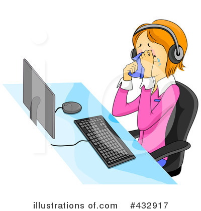 Royalty Free  Rf  Customer Service Clipart Illustration  432917 By Bnp