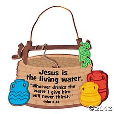 Woman At The Well     On Pinterest   Bible Stories Sunday School