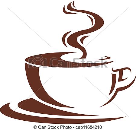 Art Of Coffee   Steaming Cup Of Coffee Csp11684210   Search Clipart