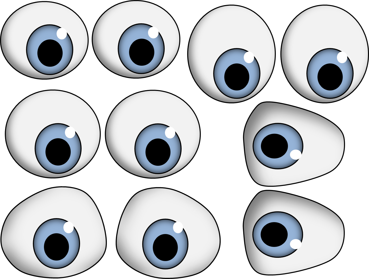 Back   Gallery For   Googly Eyes Clip Art
