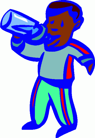 Boy Drinking Water 2 Clipart   Boy Drinking Water 2 Clip Art