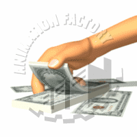 Counting Money Animated Clipart