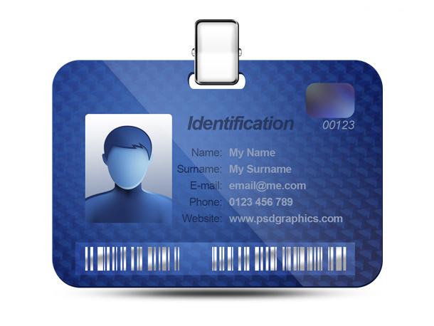 Download Free Identification Card Illustration And Icon For Web Use