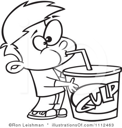 Drinking Clipart Black And White   Clipart Panda   Free Clipart Images