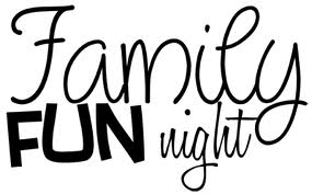 Family Fun Night Word Art