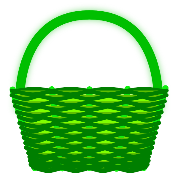 Green Basket Clip Art At Clker Com   Vector Clip Art Online Royalty