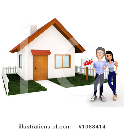 House Clipart  1088414 By Andresr   Royalty Free  Rf  Stock