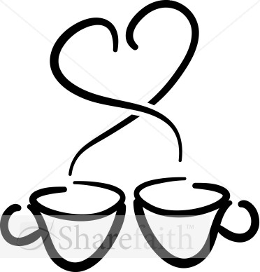 Loving Cups Clipart   Coffee Hour Clipart