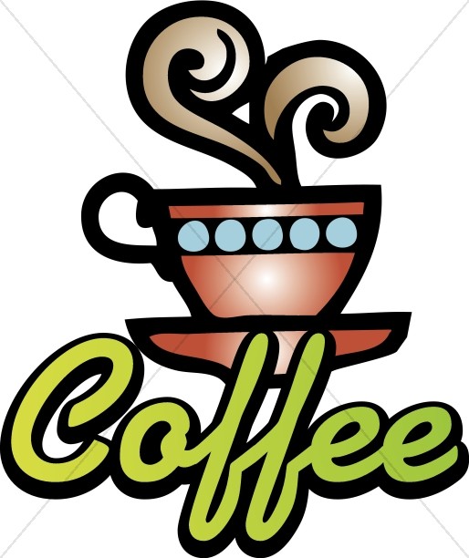 Neon Coffee Sign Clipart