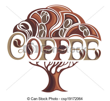 Of Coffee Design Template   Coffee Tree Csp19172064   Search Clipart