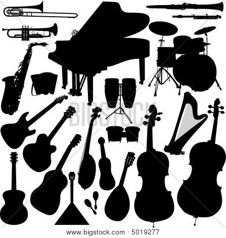 Orchestra Instruments Clipart Musical Instruments