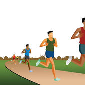 Running Track Clip Art And Stock Illustrations  489 Running Track Eps