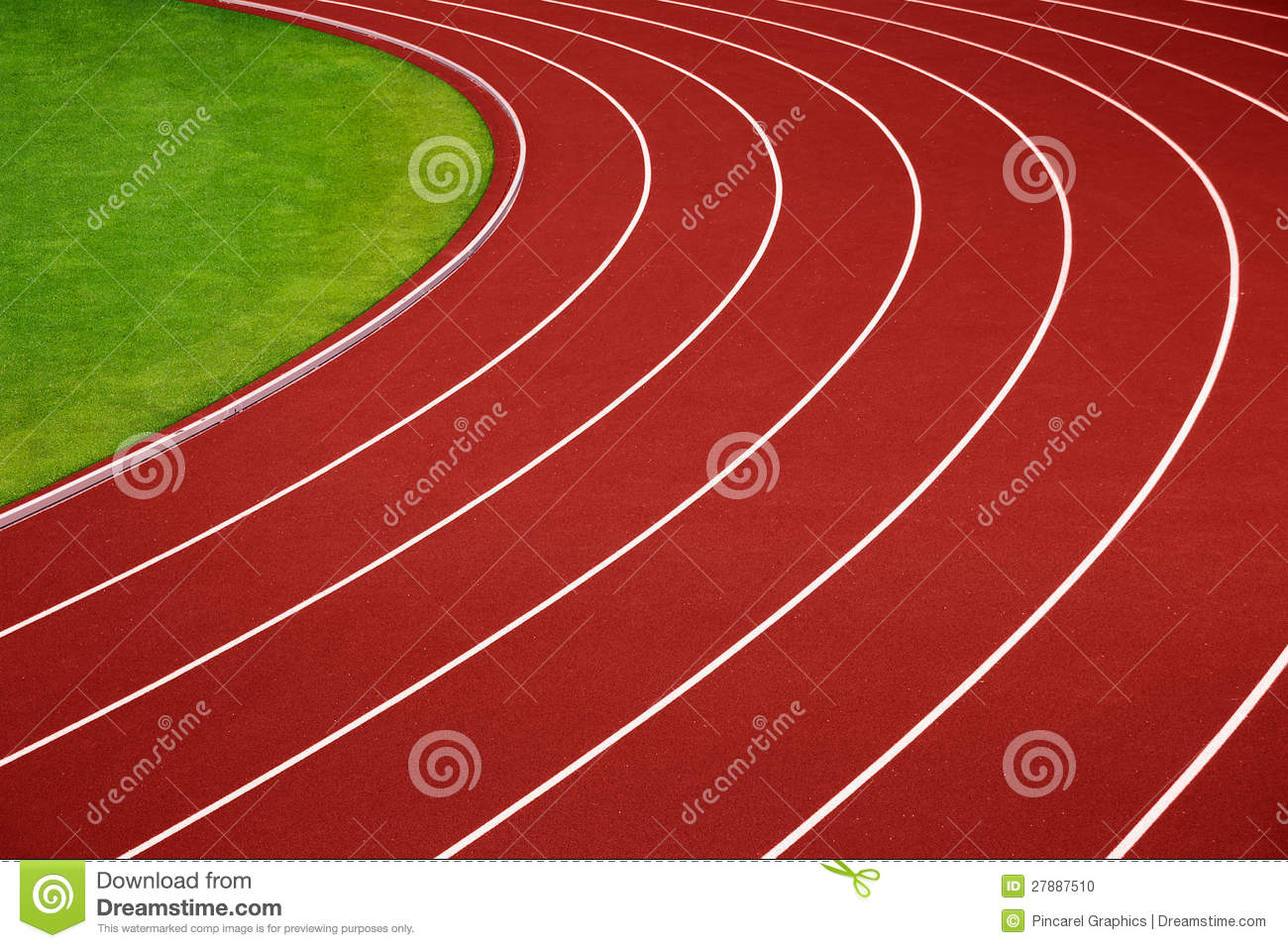 Running Track Clipart Athletics Running Track Curve