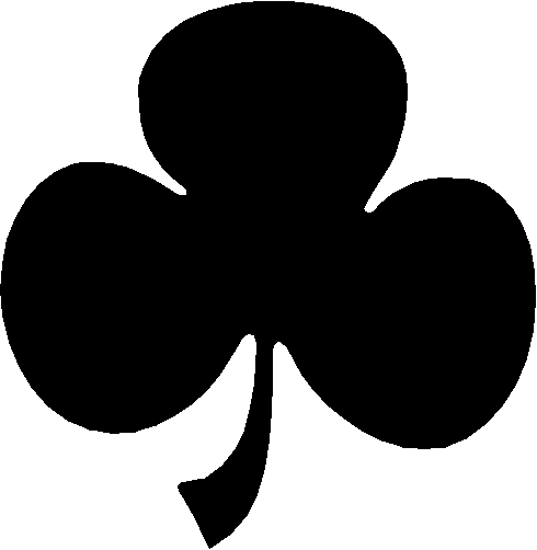 Search Terms  Black And White Clover Clovers Saint Patrick S Day