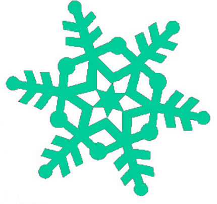 Snowflake Clipart Is Colored  We Hope You Enjoy This Snowflake Clipart
