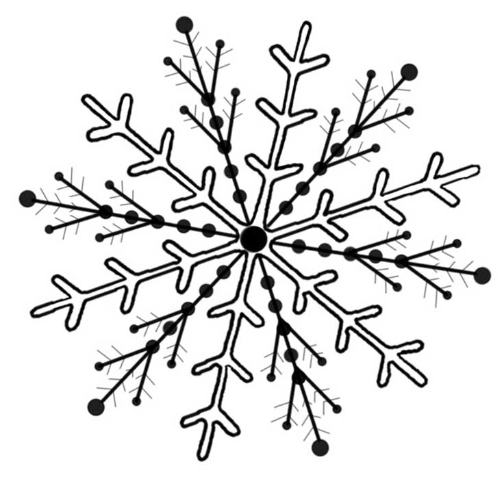     Snowflake Clipart Is Colored  We Hope You Enjoy This Snowflake Clipart