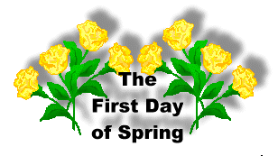 Spring Clip Art   First Day Of Spring   First Day Of Spring Clip Art