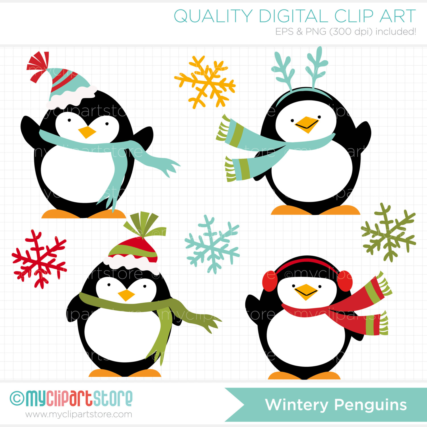 Winter Penguin Clipart Awesome Penguins With Cold Winter Penguin    