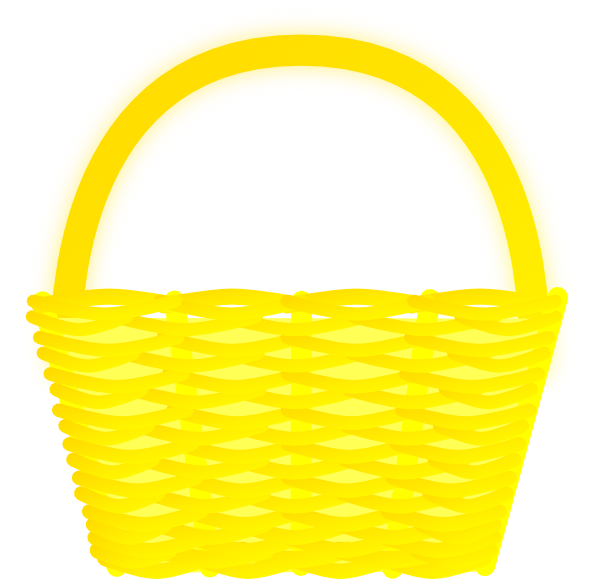 Yellow Basket Clip Art At Clker Com   Vector Clip Art Online Royalty