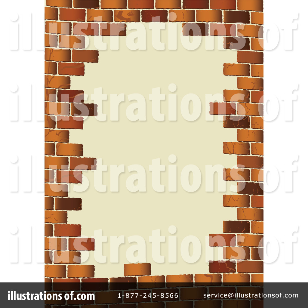 Brick Border Clip Art  Rf  Bricks Clipart