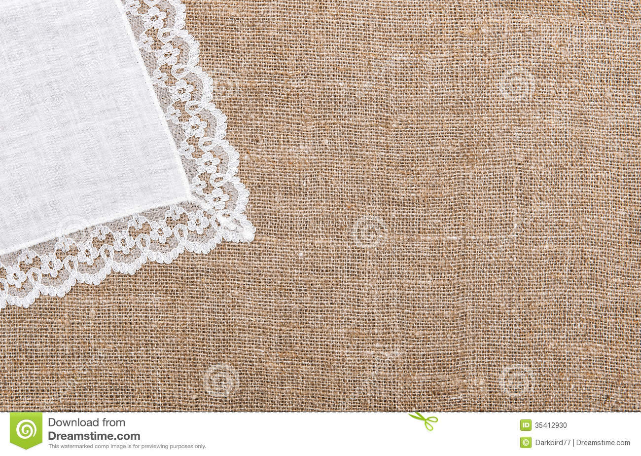 Burlap Background With Linen Cloth Stock Photo   Image  35412930