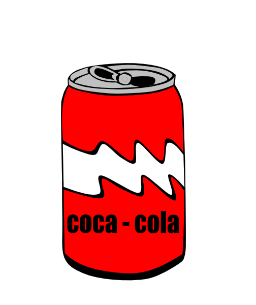 Coca Cola Can Clip Art At Clker Com   Vector Clip Art Online Royalty